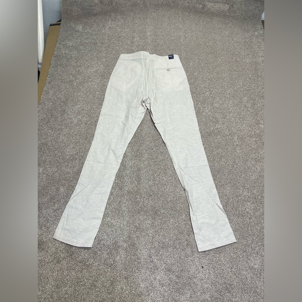 Mens lounge Minimal Relaxed drawstring Breathable Bruno New York Linen Pants S